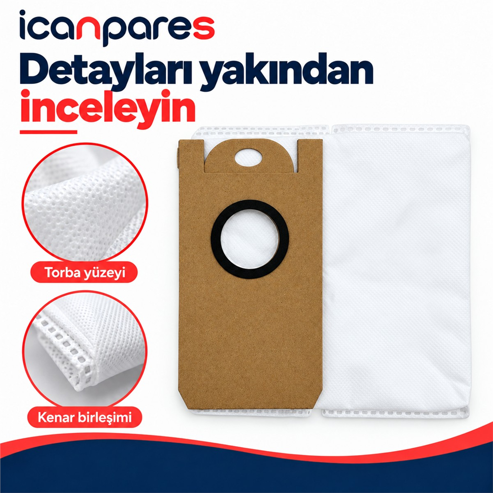 Wiami Uyumlu FX 11 Robot Süpürge Toz Torbası