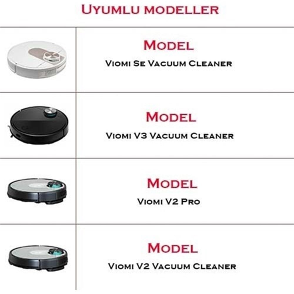 Mi Robot Vacuum Mop Pro Uyumlu 2li Hepa Filtre