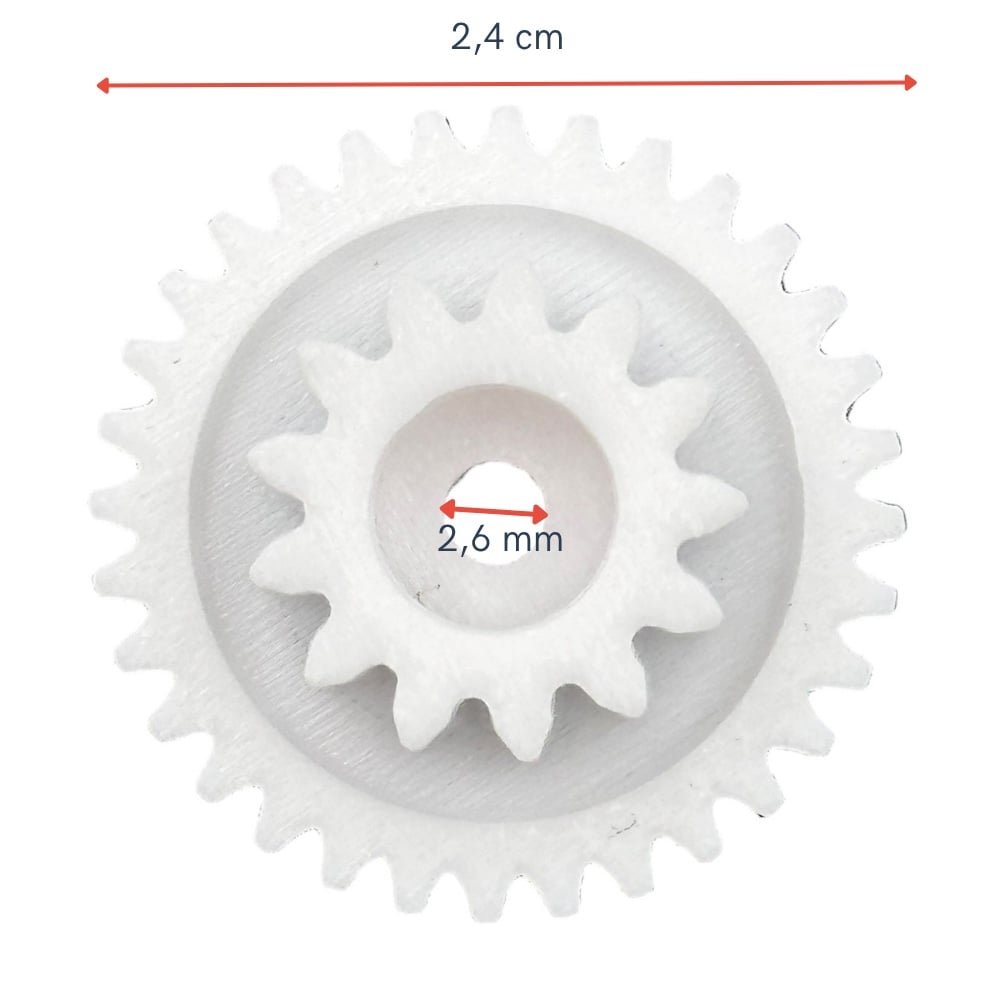 Xiaomi Uyumlu Vacuum Mop Pro STYTJ02YM Robot Süpürge Teker Aktarma Dişlisi
