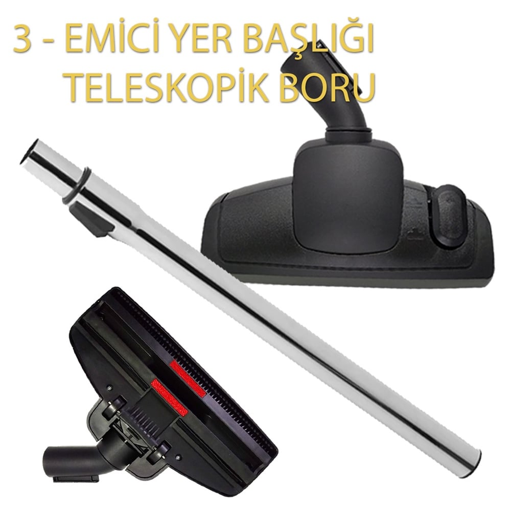 Fantom Magic DU 1850 Süpürge Emici Başlık Teleskopik Boru
