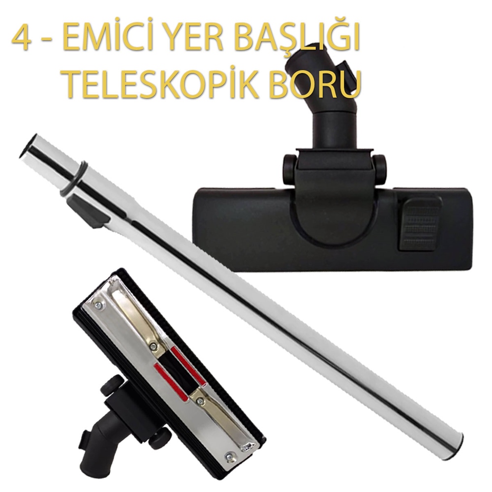 Fantom Master WD 2250 Süpürge Emici Başlık Teleskopik Boru