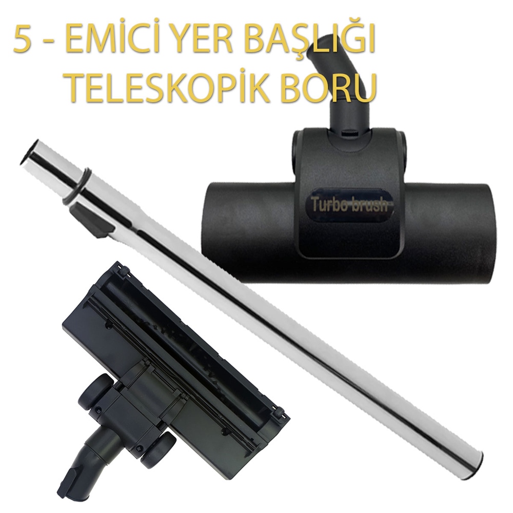 Fantom Master WD 2750 Süpürge Emici Başlık Teleskopik Boru