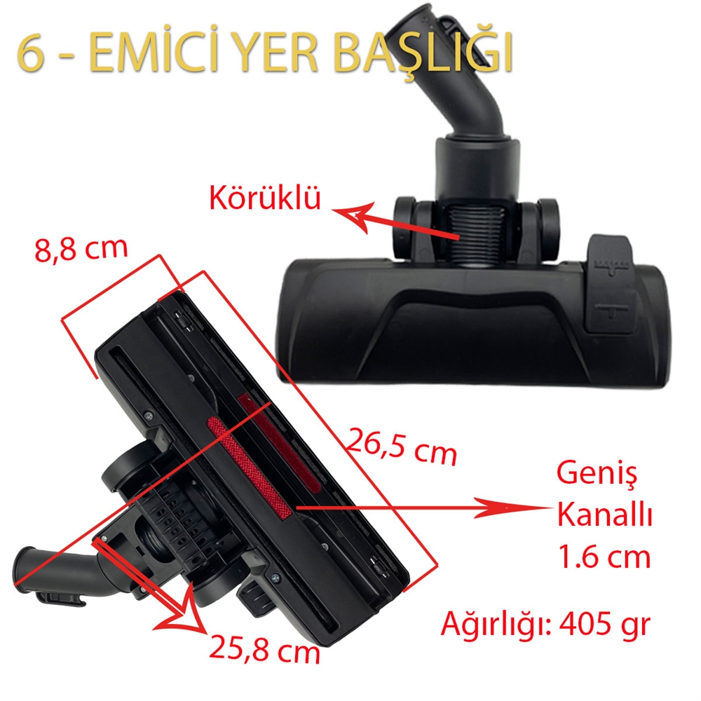 Philips FC 8477 PowerProCompact Eco Süpürge Emici Başlık Boru