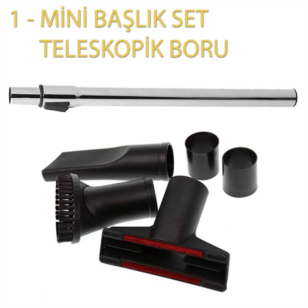 Profilo VS7 PT2520 Süpürge Emici Başlık Teleskopik Boru