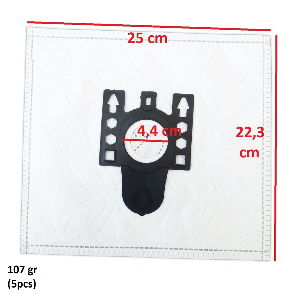 Miele Uyumlu S 4 Süpürge Toz Torbası 5 Adet