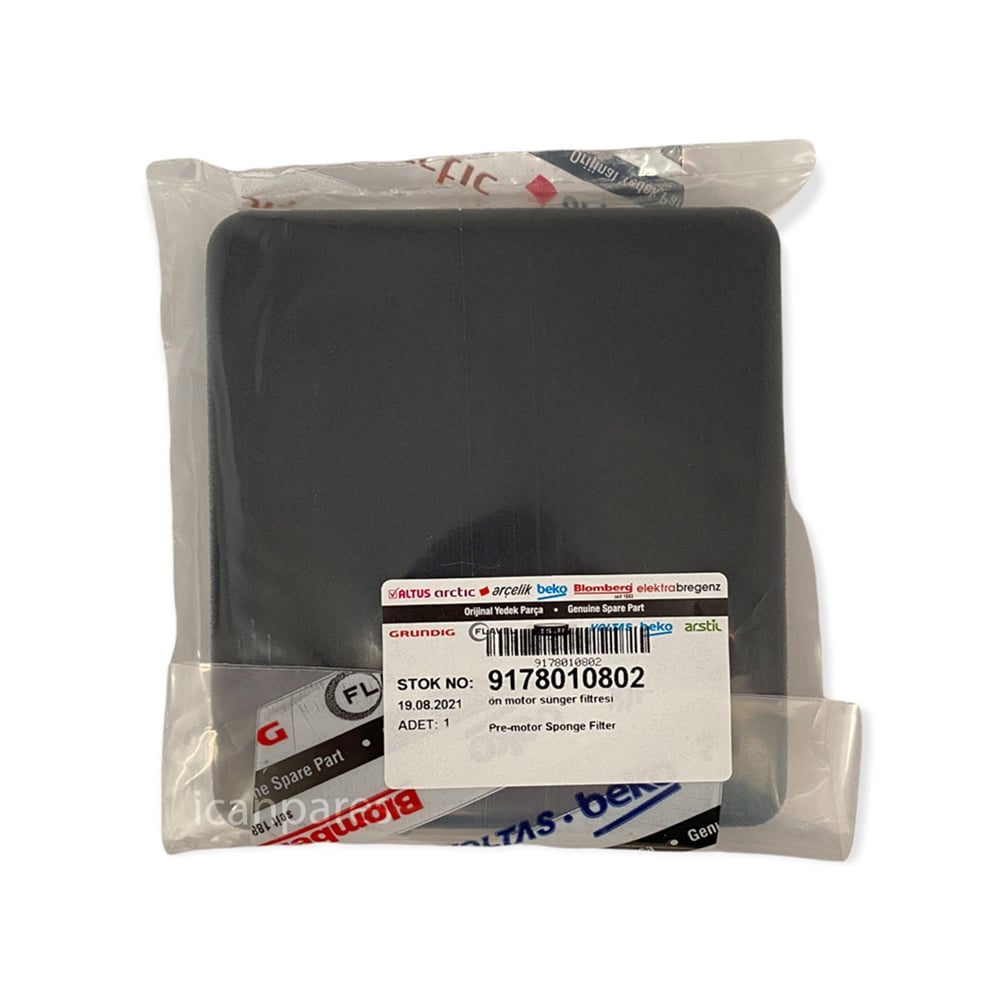 Arçelik 9178010802 Orijinal Ön Motor Sünger Filtresi