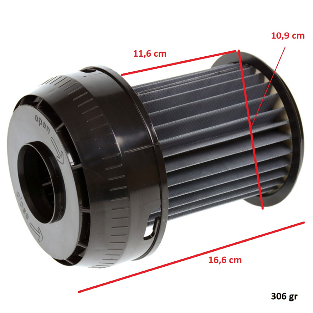 Bosch Uyumlu 649841 Süpürge Silindirik Filtresi