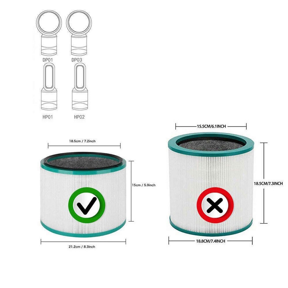 Dyson TP00 Hava Temizleyici Silindirik Hepa Filtre