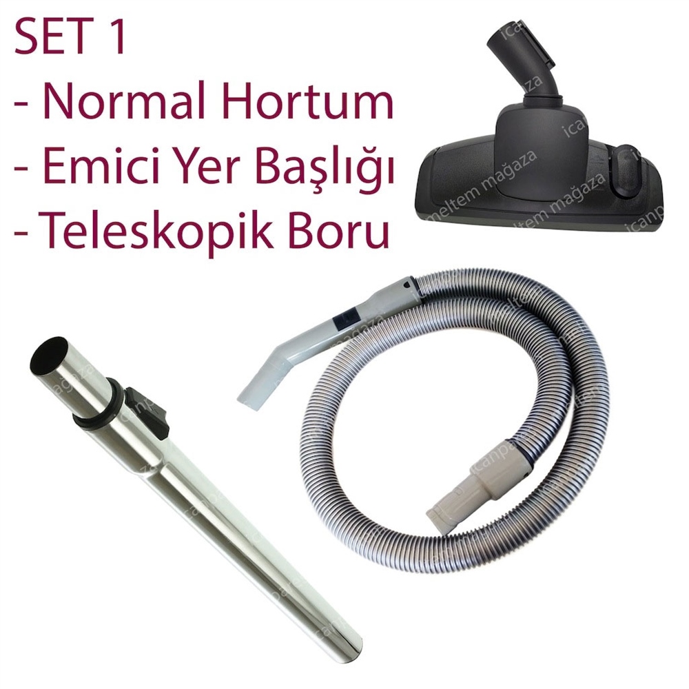 Arçelik S 6945 Süpürge Hortumu Başlığı Fırçası Borusu