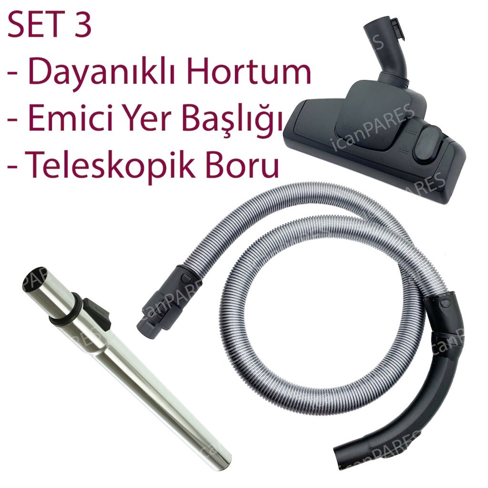 Arçelik S 6260 C Süpürge Hortumu Başlığı Fırçası Borusu