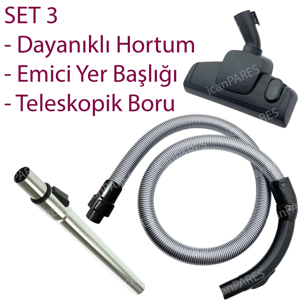 Arçelik S 4240 Süpürge Hortumu Başlığı Fırçası Borusu
