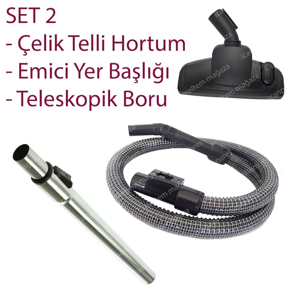 Beko 3277030200 Süpürge Hortumu Başlığı Fırçası Borusu