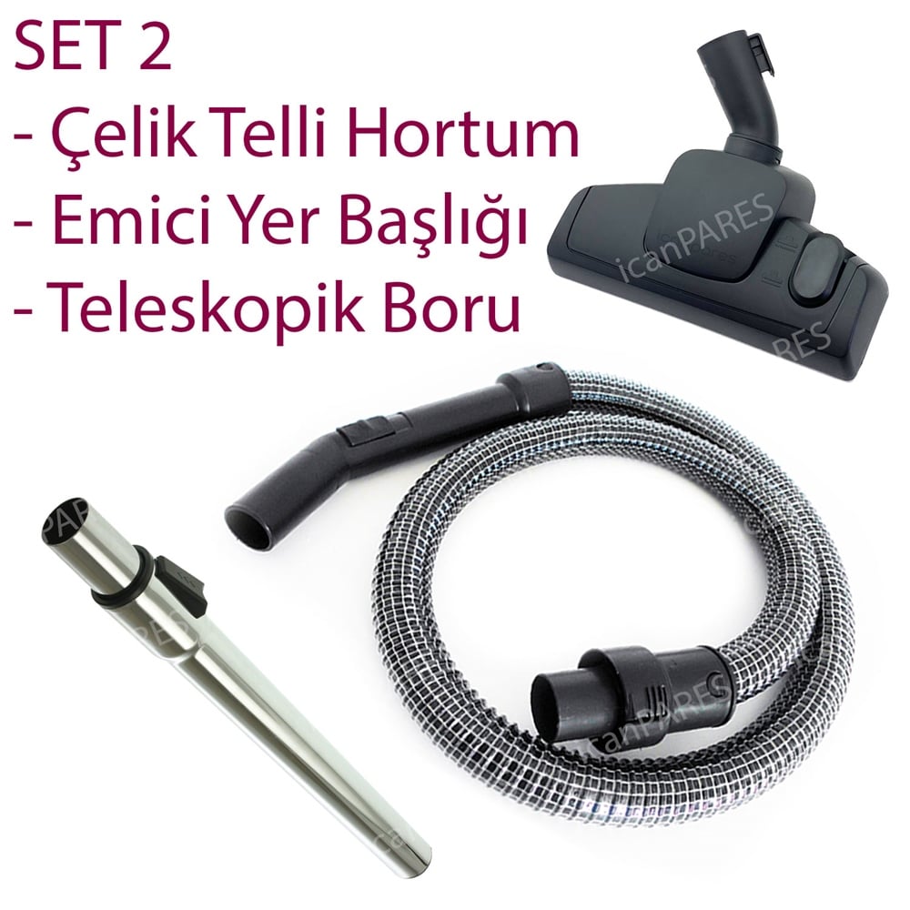 Beko BKS 2123 Süpürge Hortumu Başlığı Fırçası Borusu