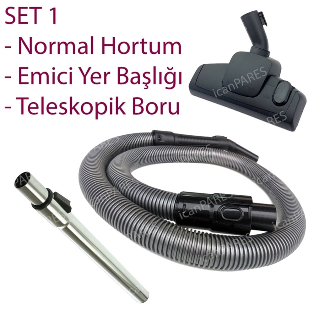 Fakir Atria Electronic Süpürge Hortumu Başlığı Fırçası Borusu