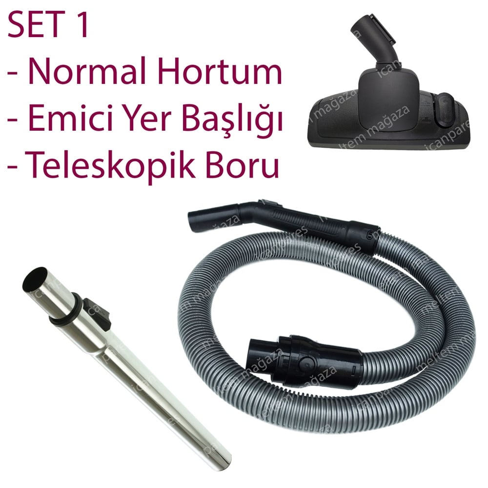 Fakir Emotion 2400 Süpürge Hortumu Başlığı Fırçası Borusu