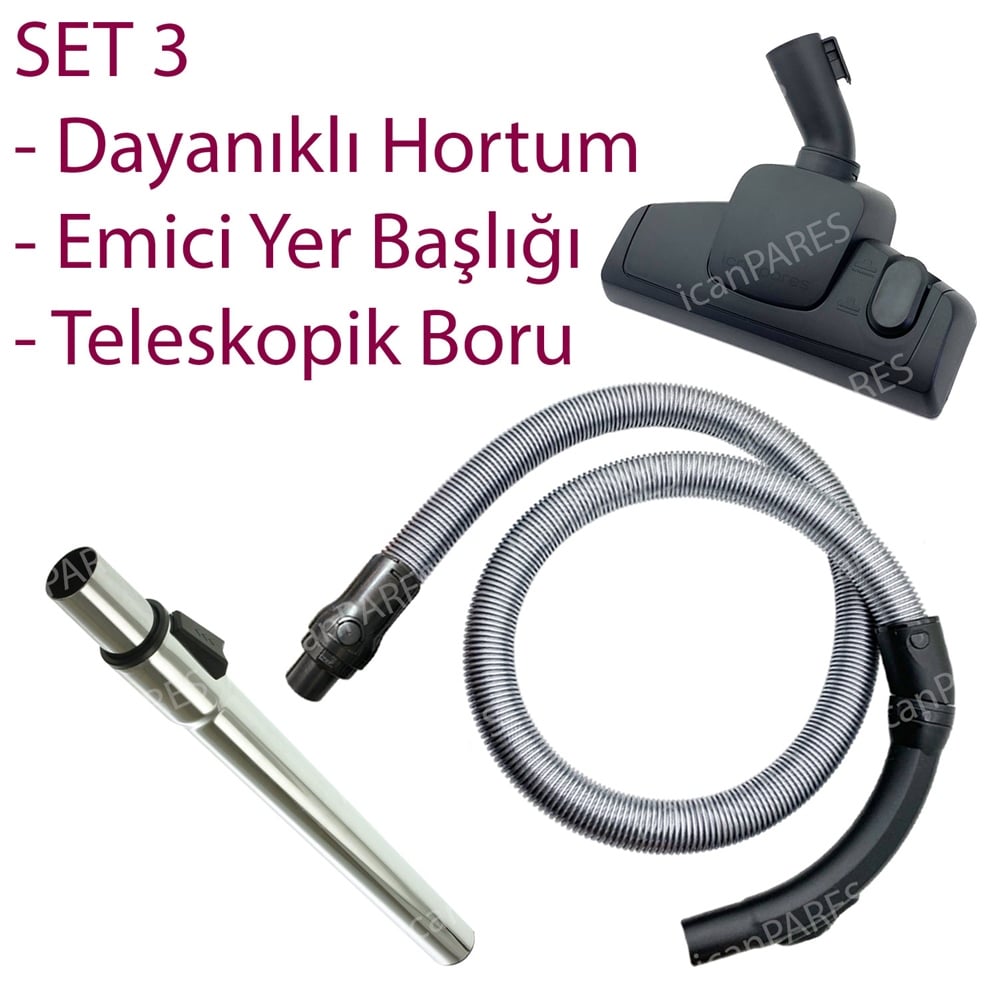 Fakir Emotion 2400 Süpürge Hortumu Başlığı Fırçası Borusu