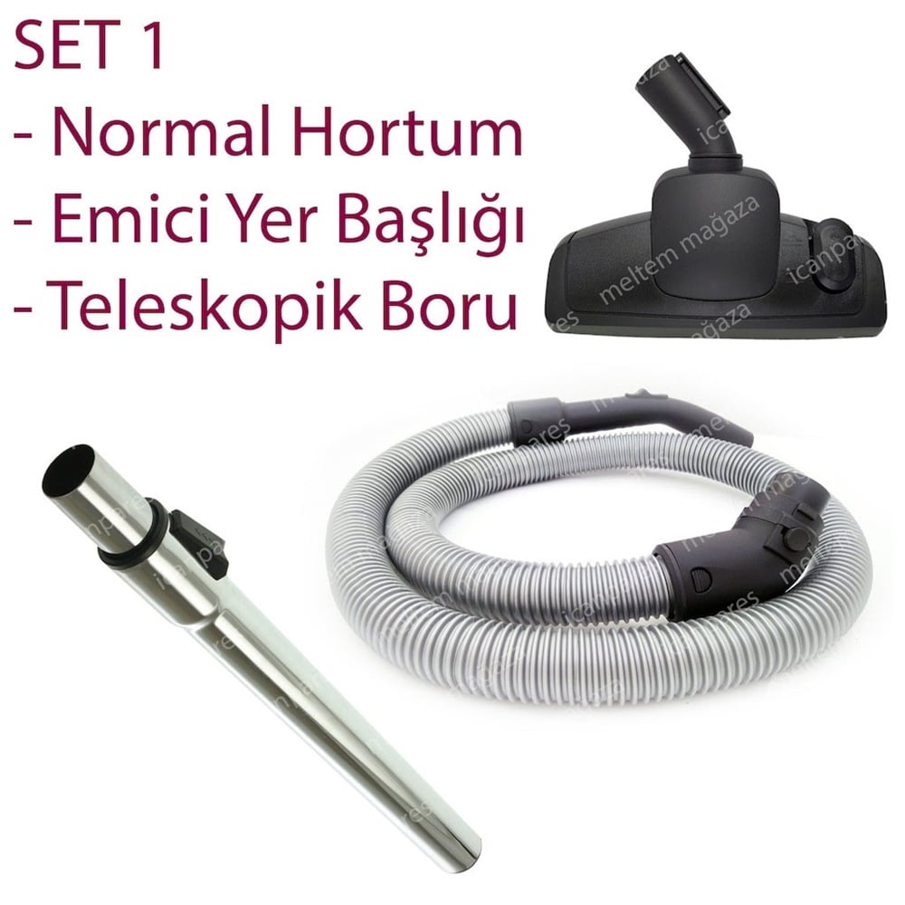 Fantom Sessiz SS 2400 Süpürge Hortumu Başlığı Fırçası Borusu