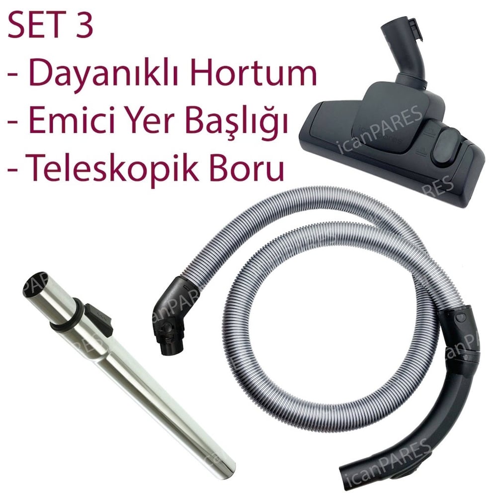 Fantom TR 8700 Technovac Süpürge Hortumu Başlığı Fırçası Borusu