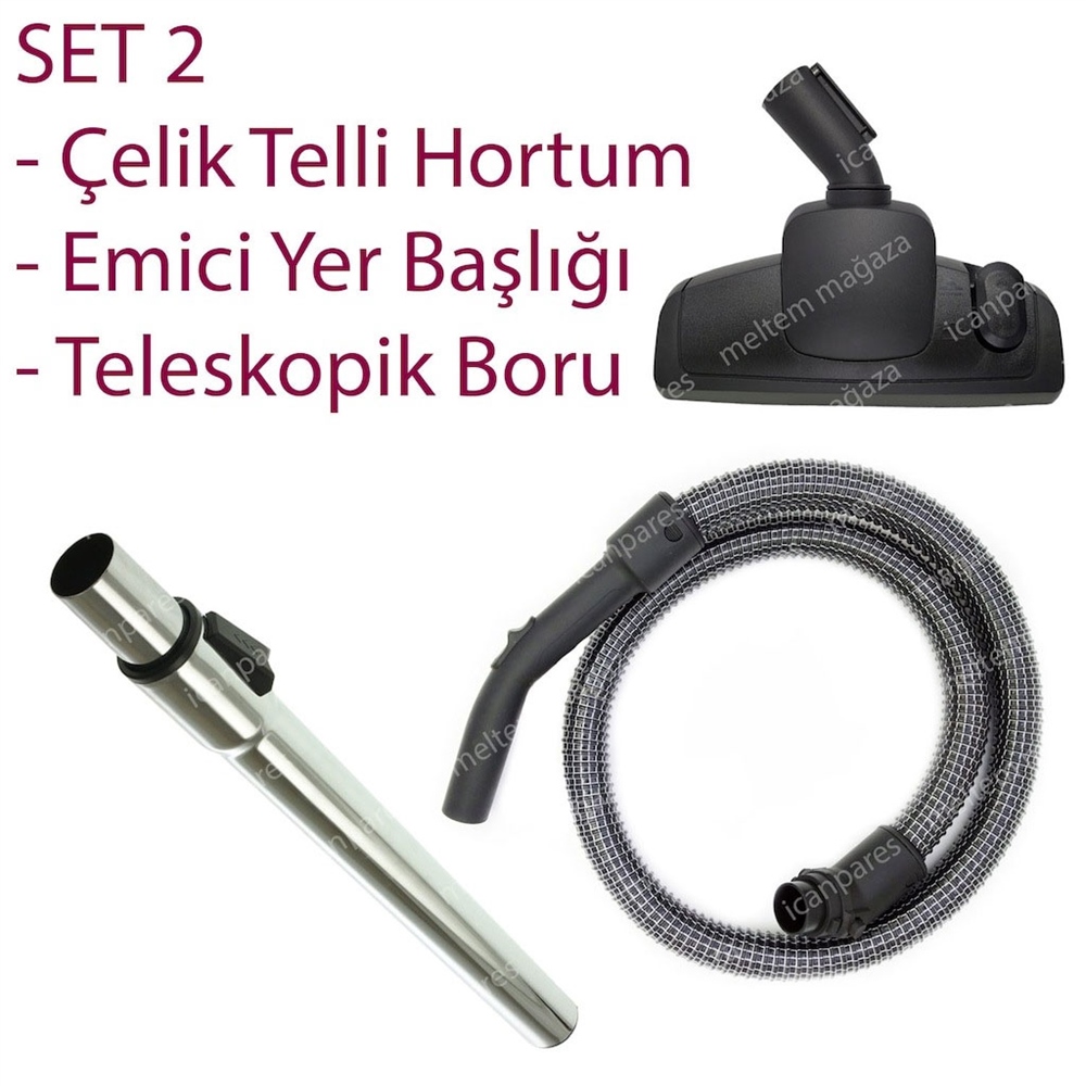 Fantom TR 8700 Technovac Süpürge Hortumu Başlığı Fırçası Borusu