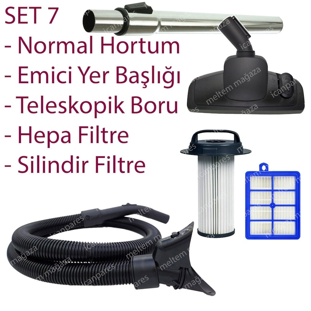 Philips FC 9212 Marathon Süpürge Hortumu Başlığı Filtresi Borusu