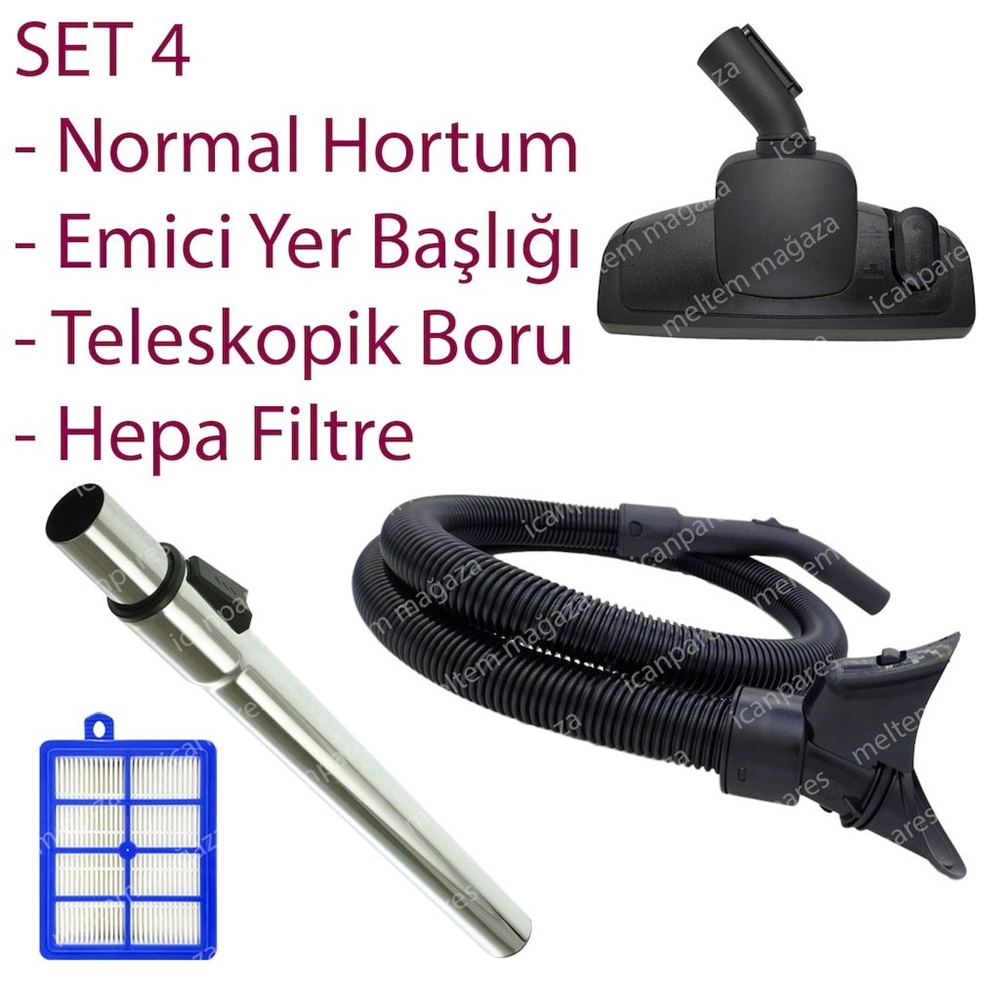 Philips FC 9214 Marathon Süpürge Hortumu Başlığı Filtresi Borusu