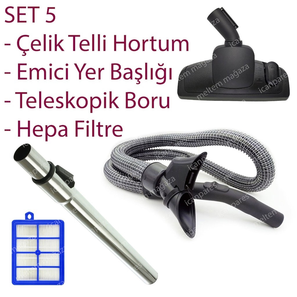 Philips FC 9203 Marathon Süpürge Hortumu Başlığı Filtresi Borusu
