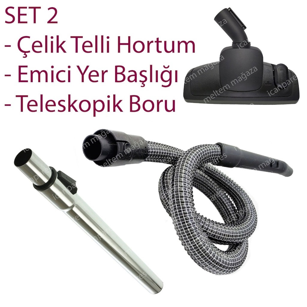 Profilo VC 7 PT 20AF Süpürge Hortumu Başlıkğı Fırçası Borusu