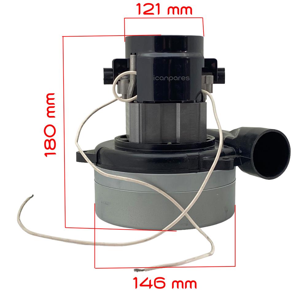 2 Fan Egsozlu 220V Süpürge Motoru - 1200W
