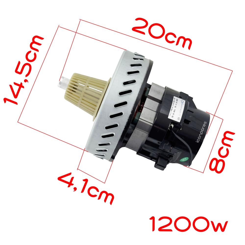 ihlas Uyumlu Aura Cleanmax Süpürge Motoru 1200W HT160