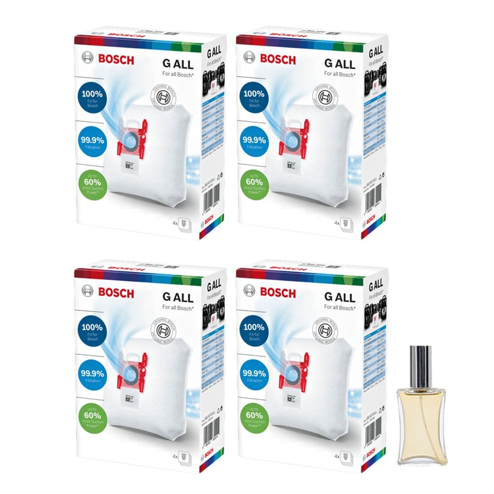 Bosch Uyumlu BGL 8SIL59T In'genius Süpürge Type G ALL Toz Torbası 16 Adet Kutulu