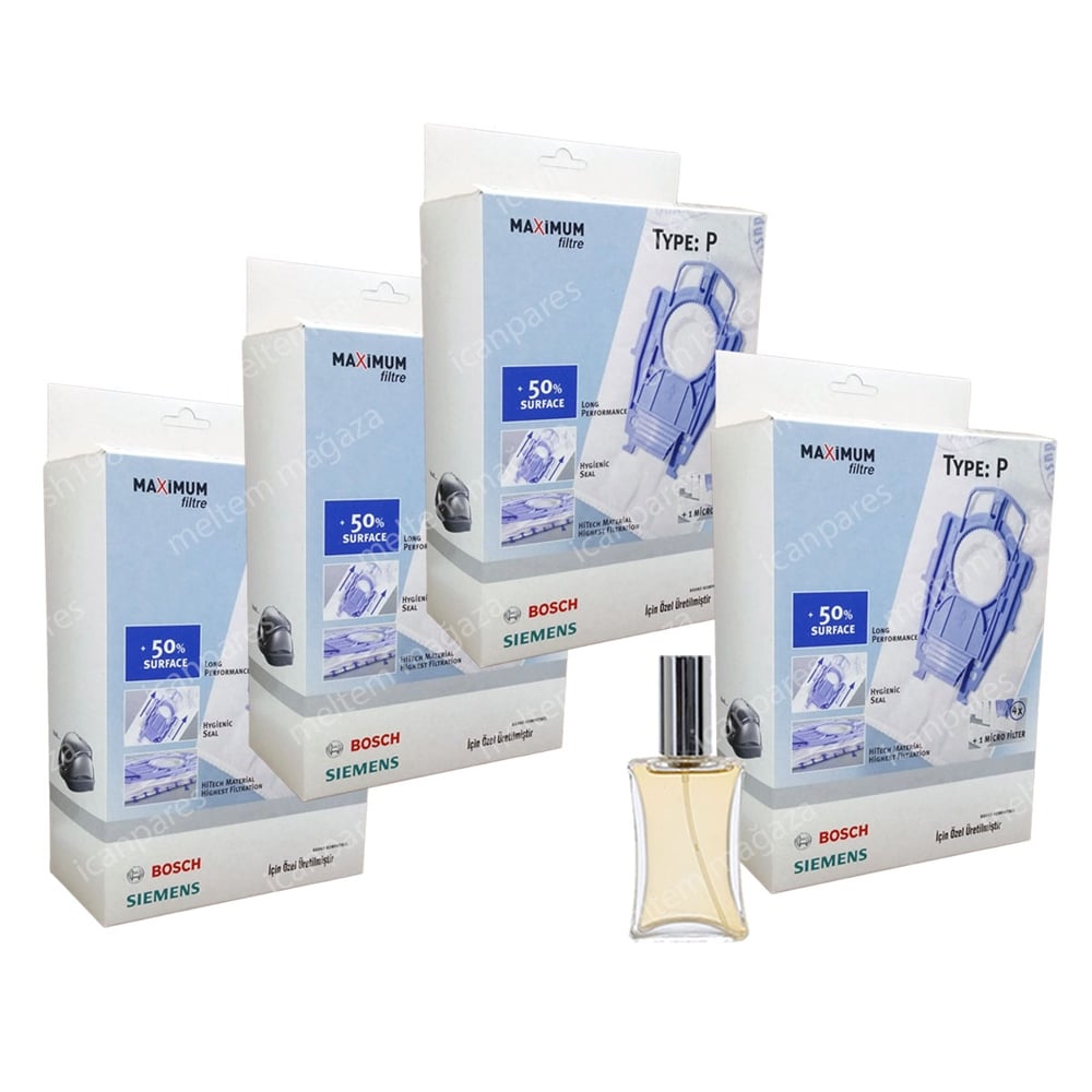 Bosch Uyumlu Ergomaxx'x BSG 80000-89999 Süpürge Toz Torbası (16 Adet)