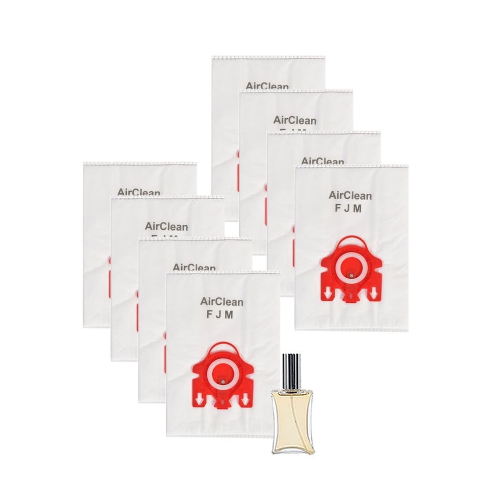 Miele Uyumlu Indigo Elektrikli Süpürge FJM 8 Adet Toz Torbası