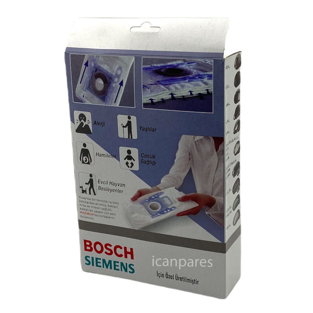 Siemens VSZ6GP1266 Type G Süpürge Toz Torbası