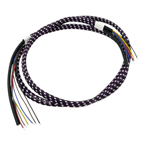 Buharlı Ütü Uyumlu 6 Çıkışlı Elektrik Kablosu + Buhar Hortumu - Kumaş Örgülü