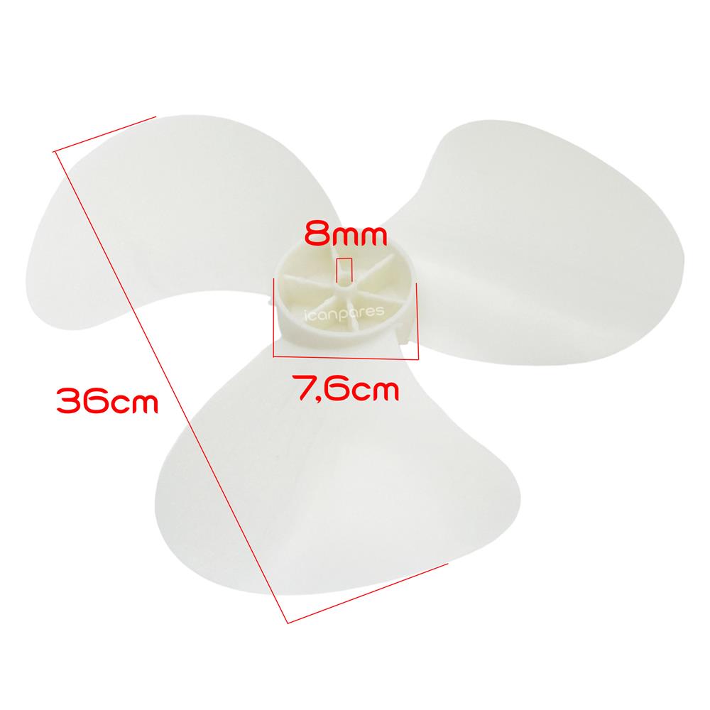 Goldmaster Uyumlu GM 7924 Meltem Vantilatör Yumuşak Pervane