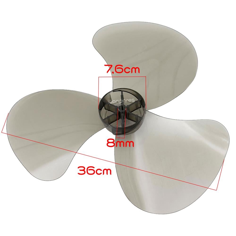 Homend Uyumlu 9002 Stand Vantilatör Pervanesi