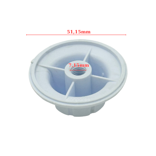 Vantilatör Pervane Somunu 51mm Dış Çap – 7mm Diş Giriş
