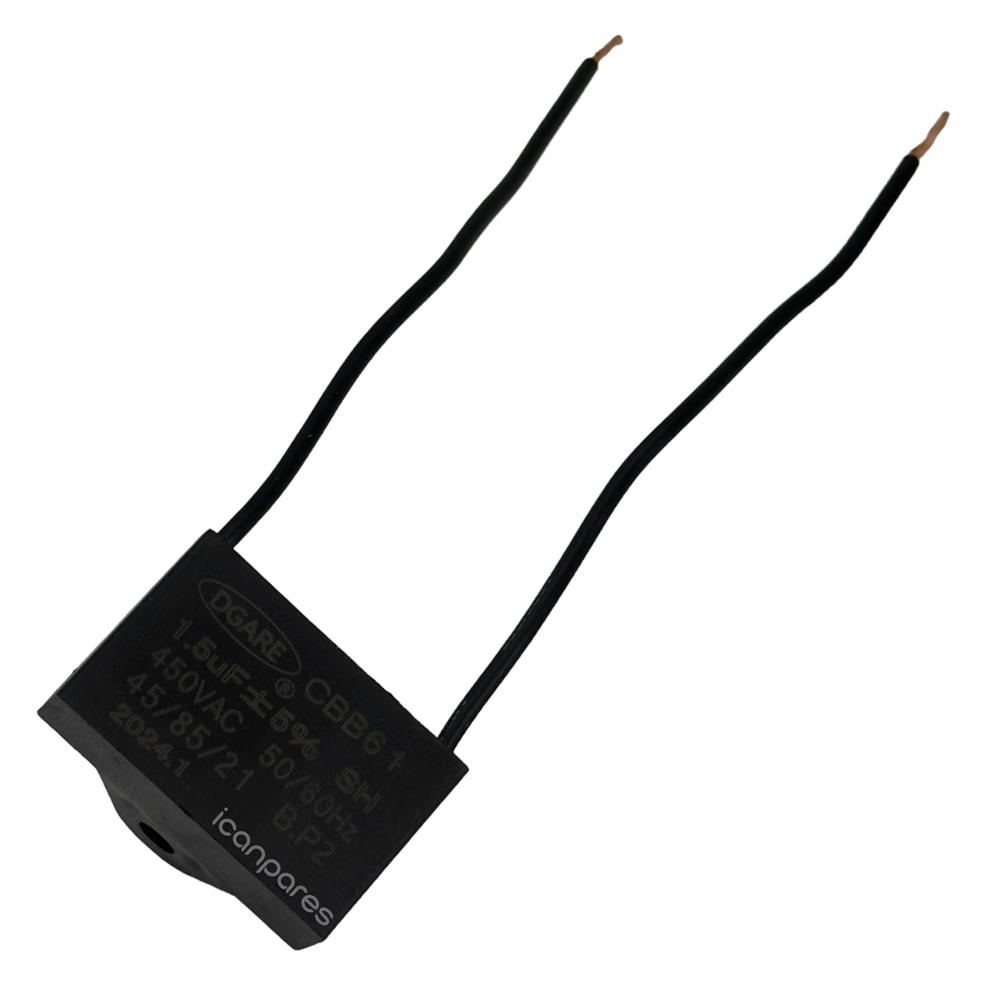 Vantilatörü Kondansatör 2 Kablolu (1.5µF kapasitans)