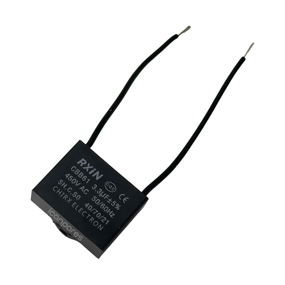Vantilatörü Kondansatör 2 Kablolu (3.3µF kapasitans)
