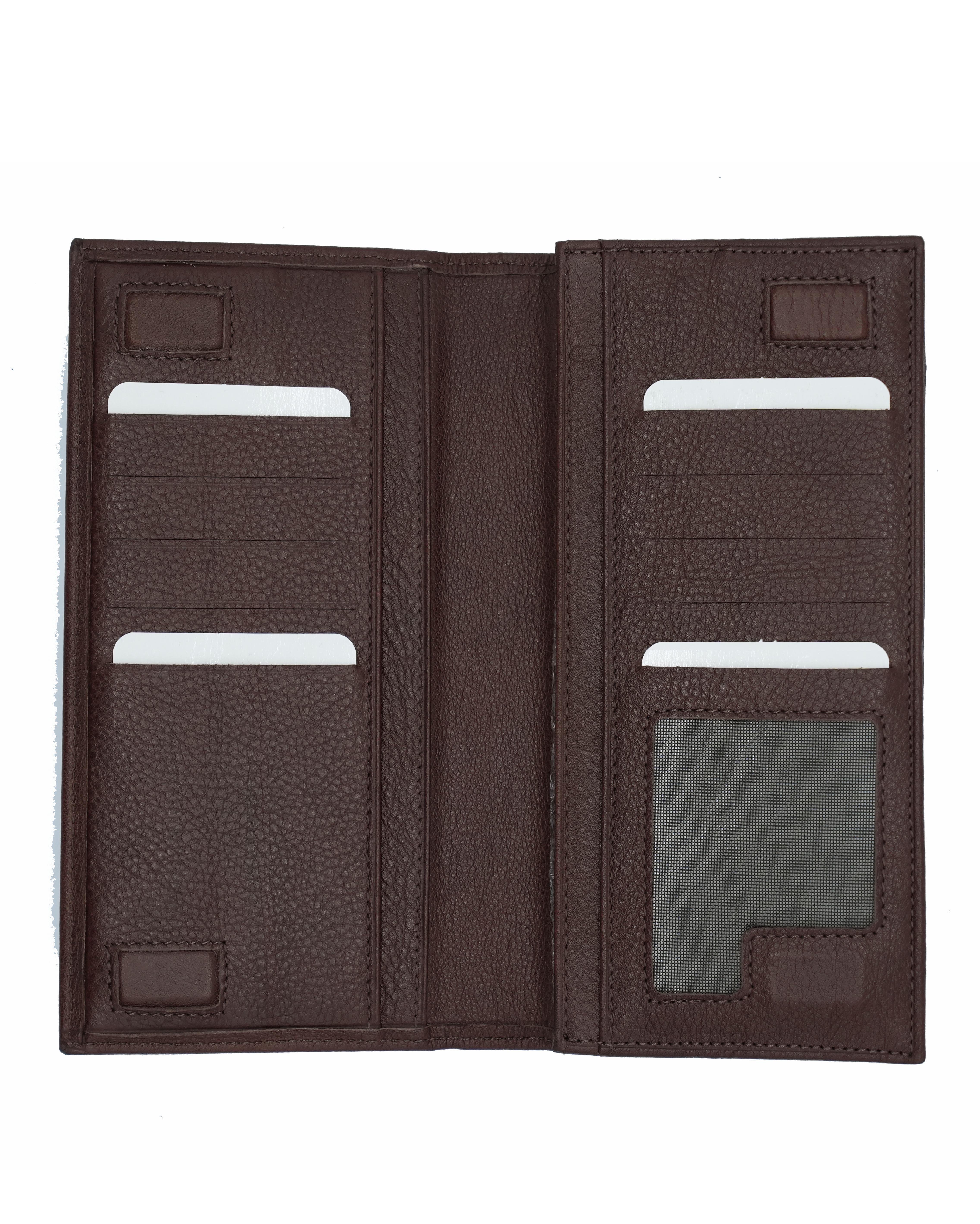 Deri cüzdan kartlık kahverengi 02CZ