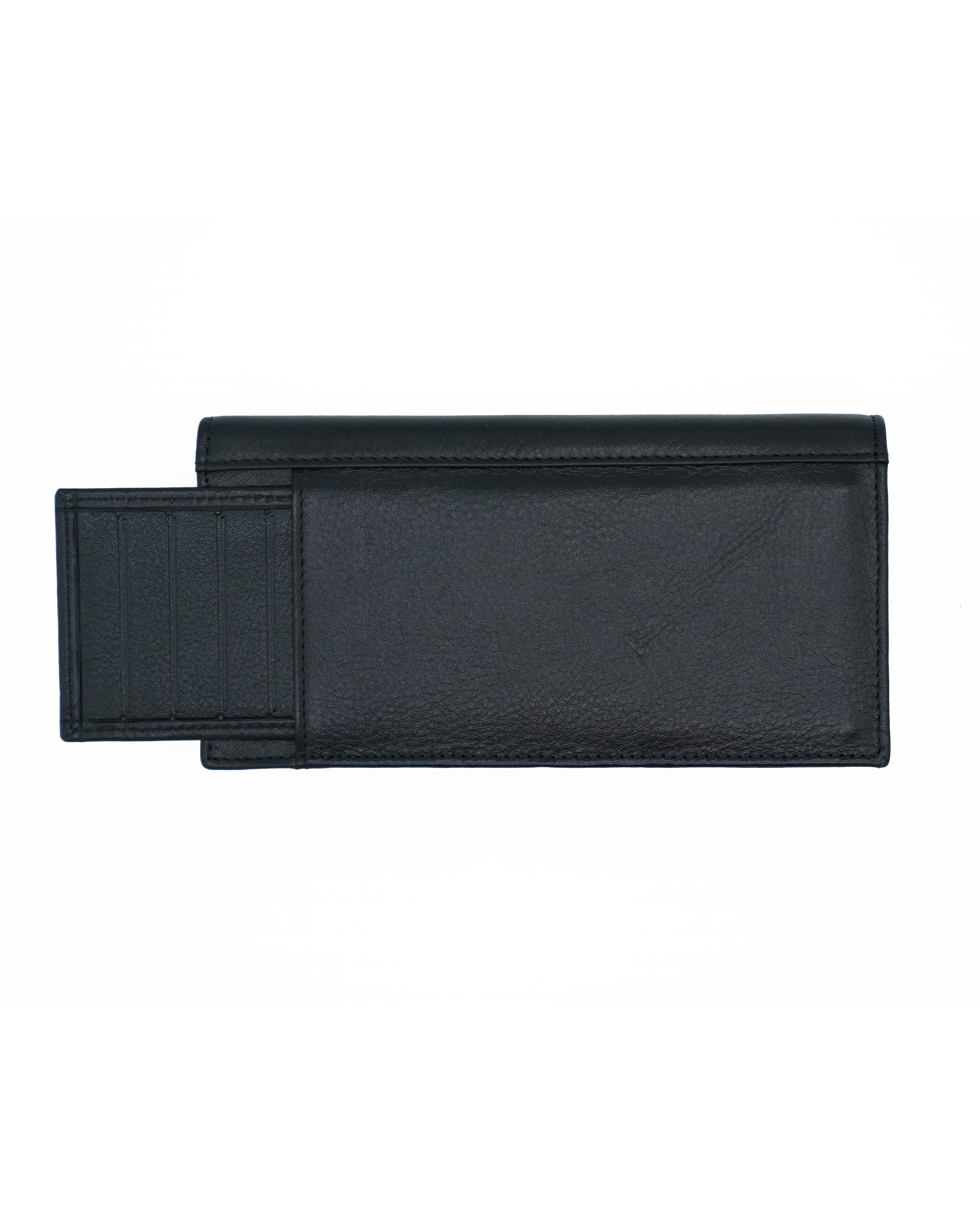 Deri cüzdan kartlık siyah 01CZ