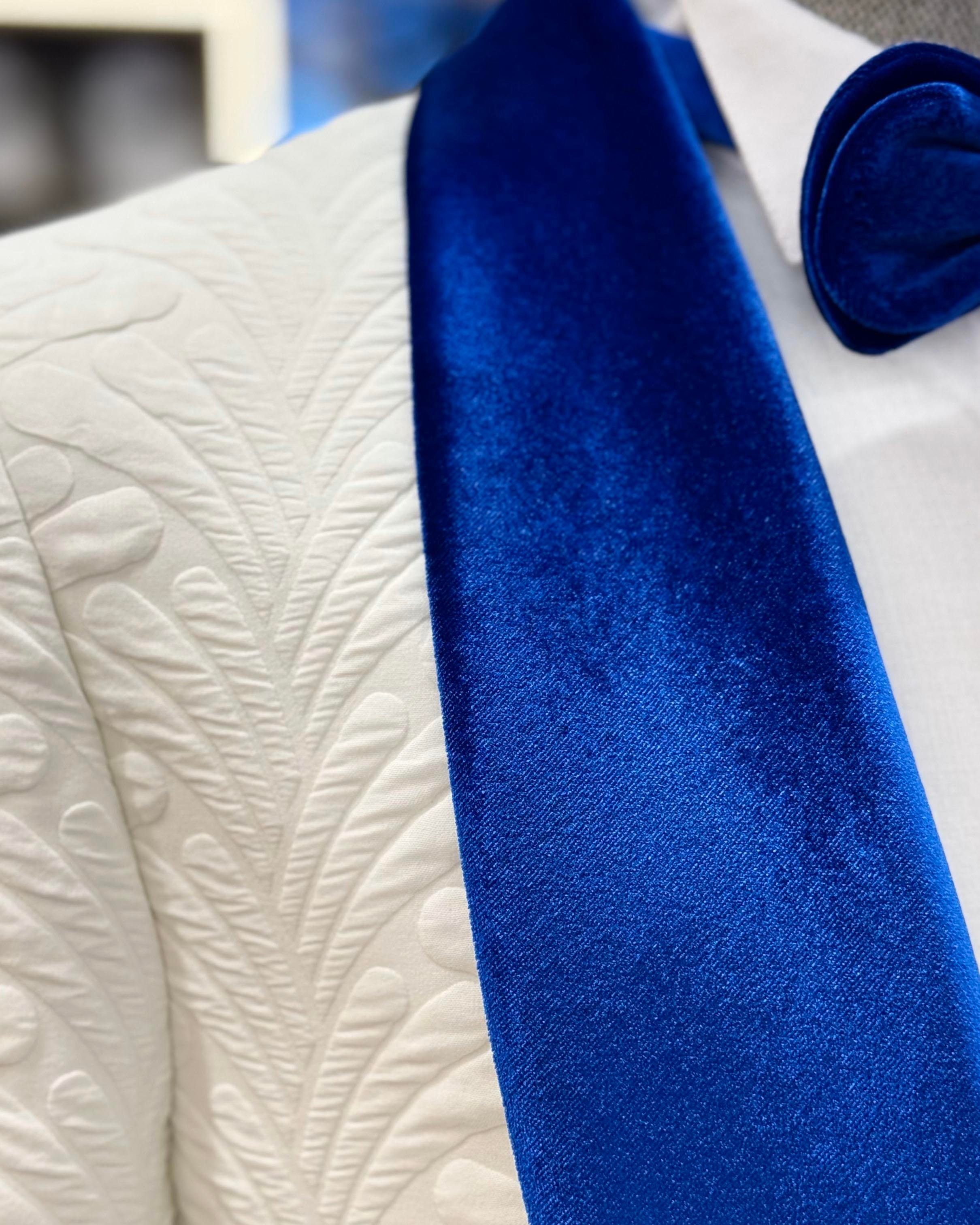 İtalyan kesim ceket yelek pantolon damatlık set Beyaz T12075