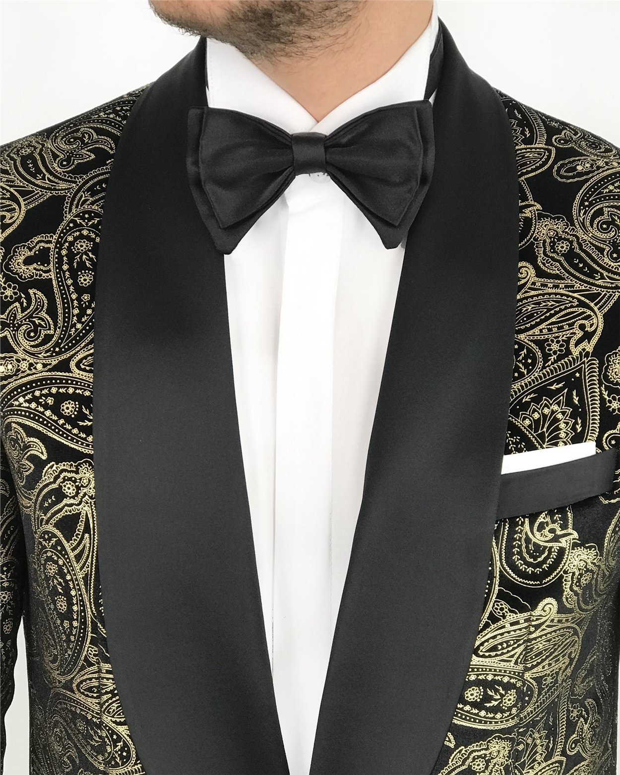 İtalyan kesim erkek ceket pantolon damatlık set Siyah T7492