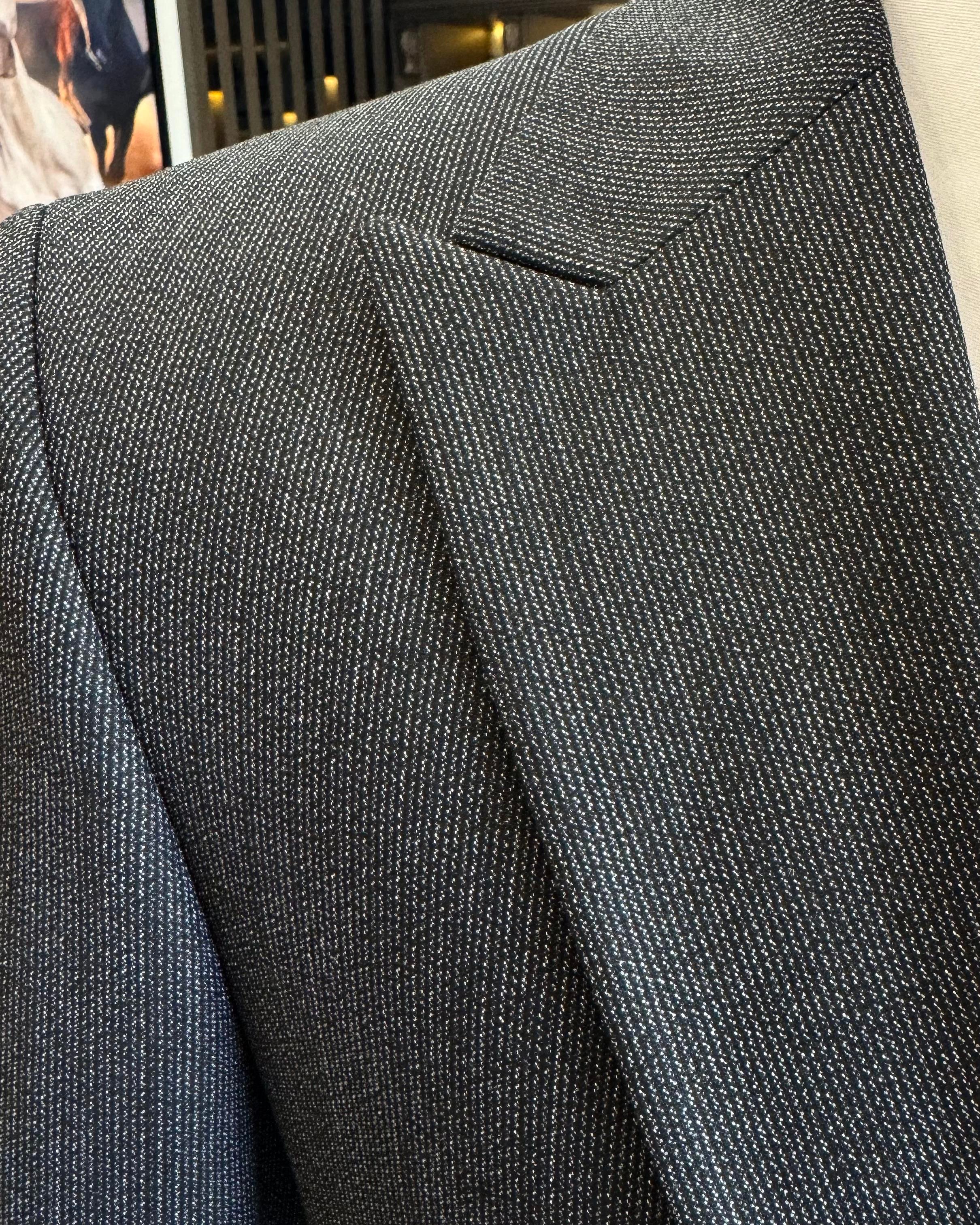 İtalyan stil ceket yelek pantolon takım elbise siyah T12877