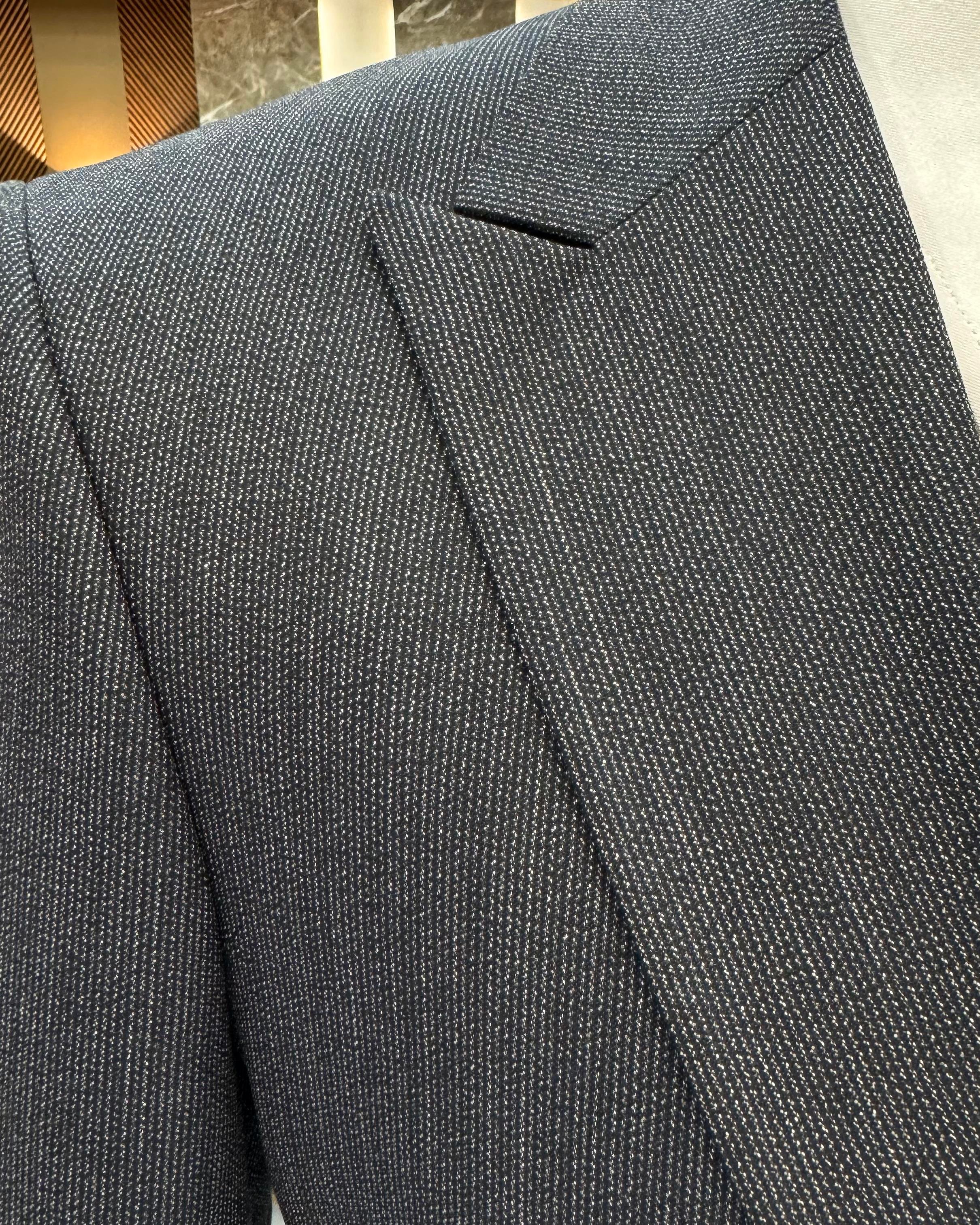 İtalyan stil ceket yelek pantolon takım elbise lacivert T12876