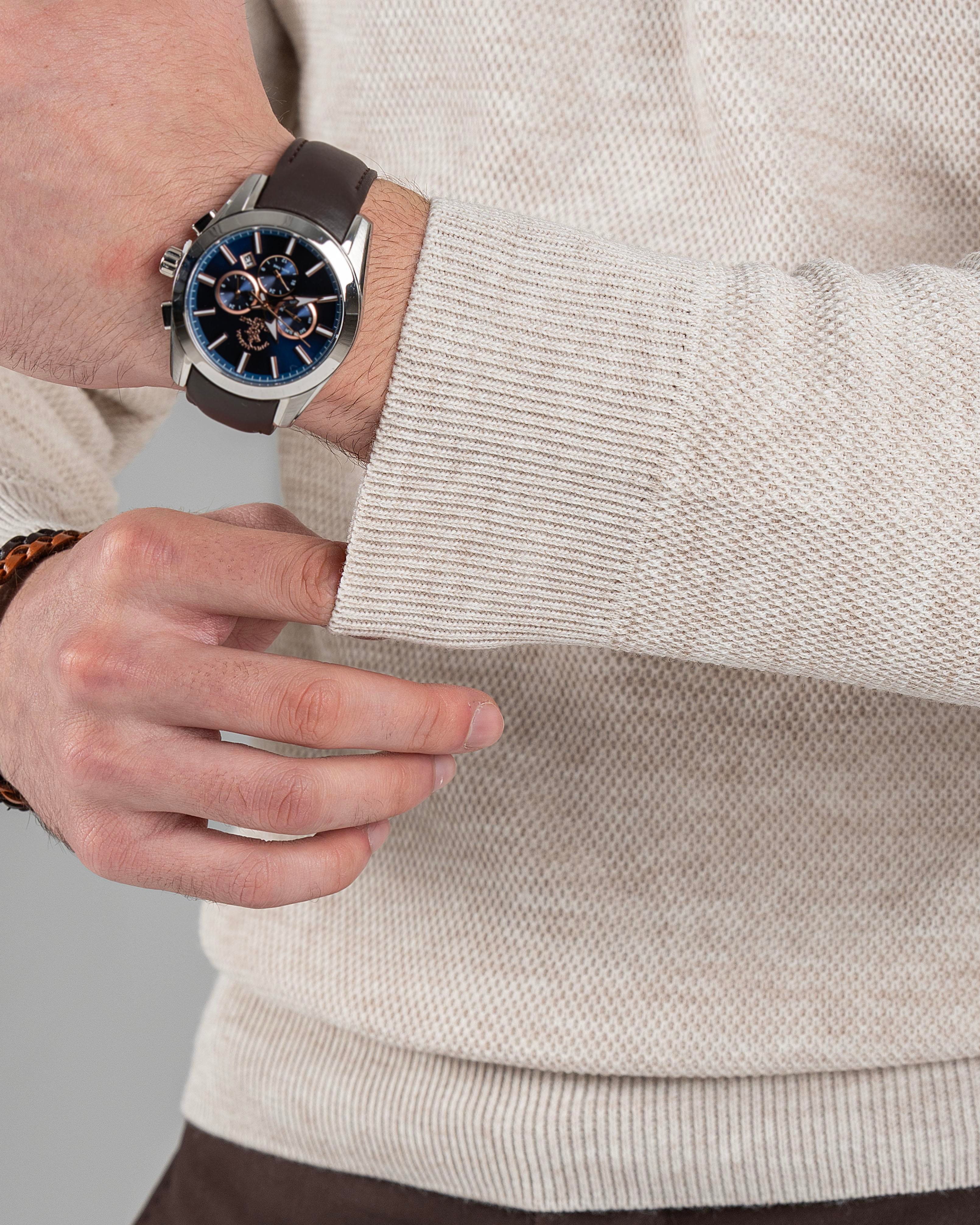 İtalyan stil slim fit balıkçı yaka triko erkek kazak gri T13227