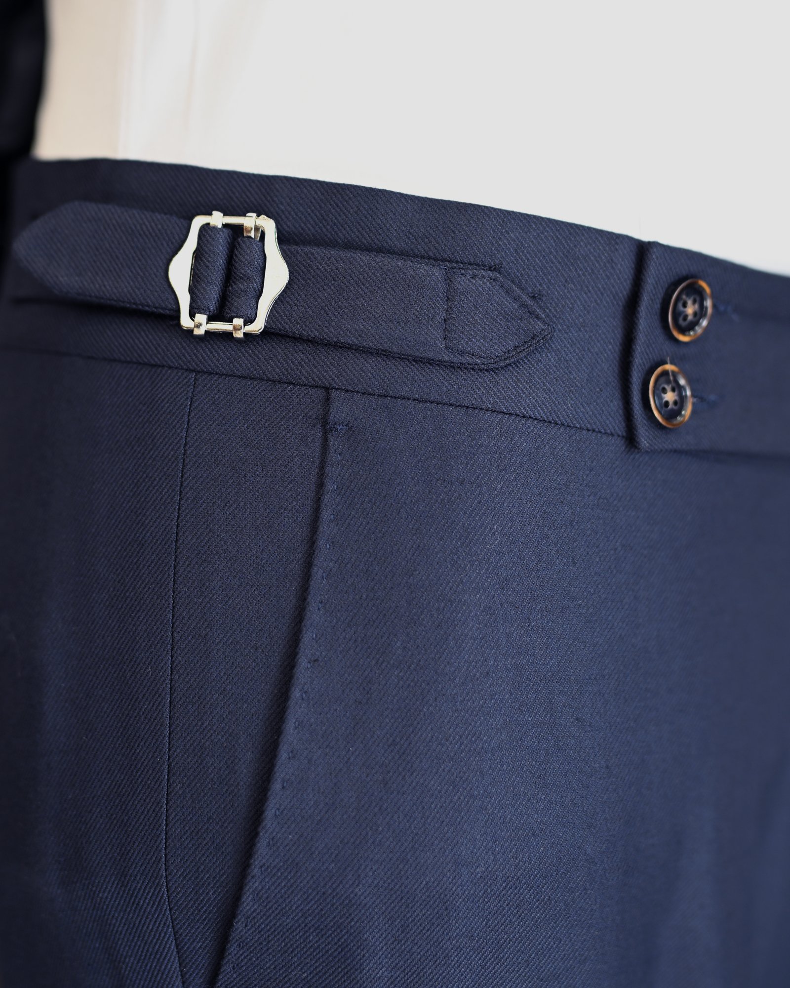  Italian style slim fit jacket vest trouser suit navy blue T11477