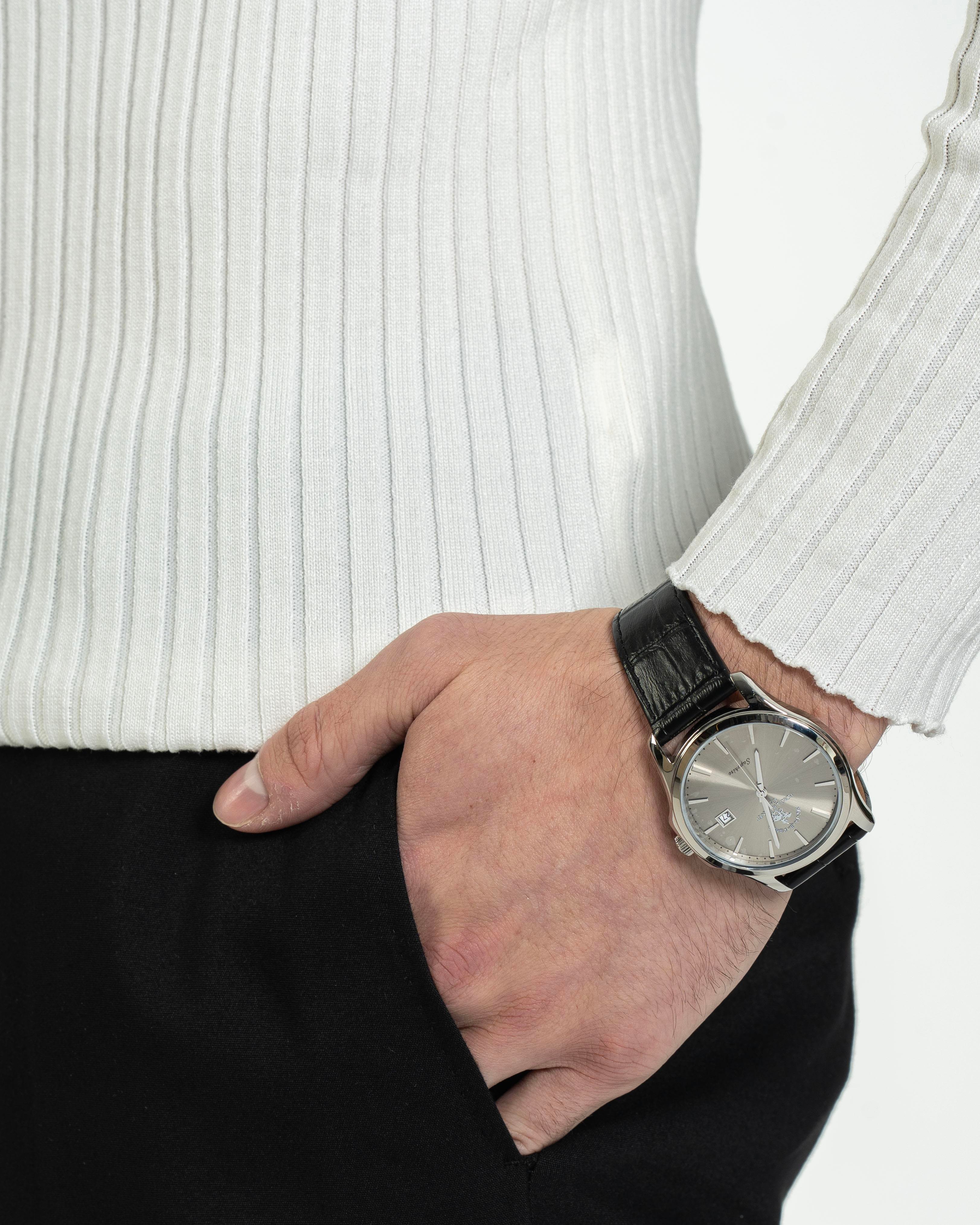 İtalyan stil slim fit fitilli boğazlı triko erkek kazak ekru T10623