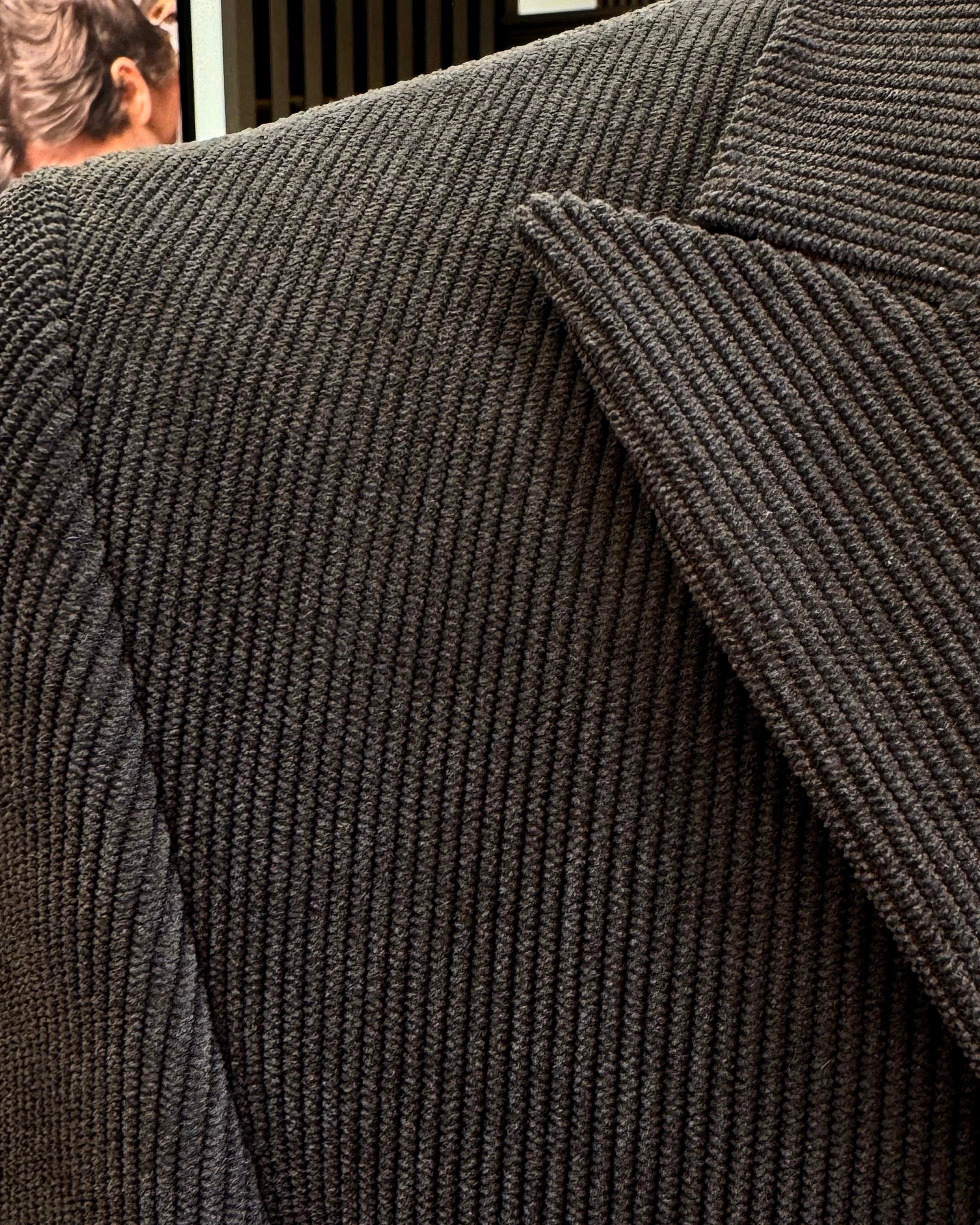 İtalyan stil slim fit kadife kruvaze tek ceket kahverengi T13038