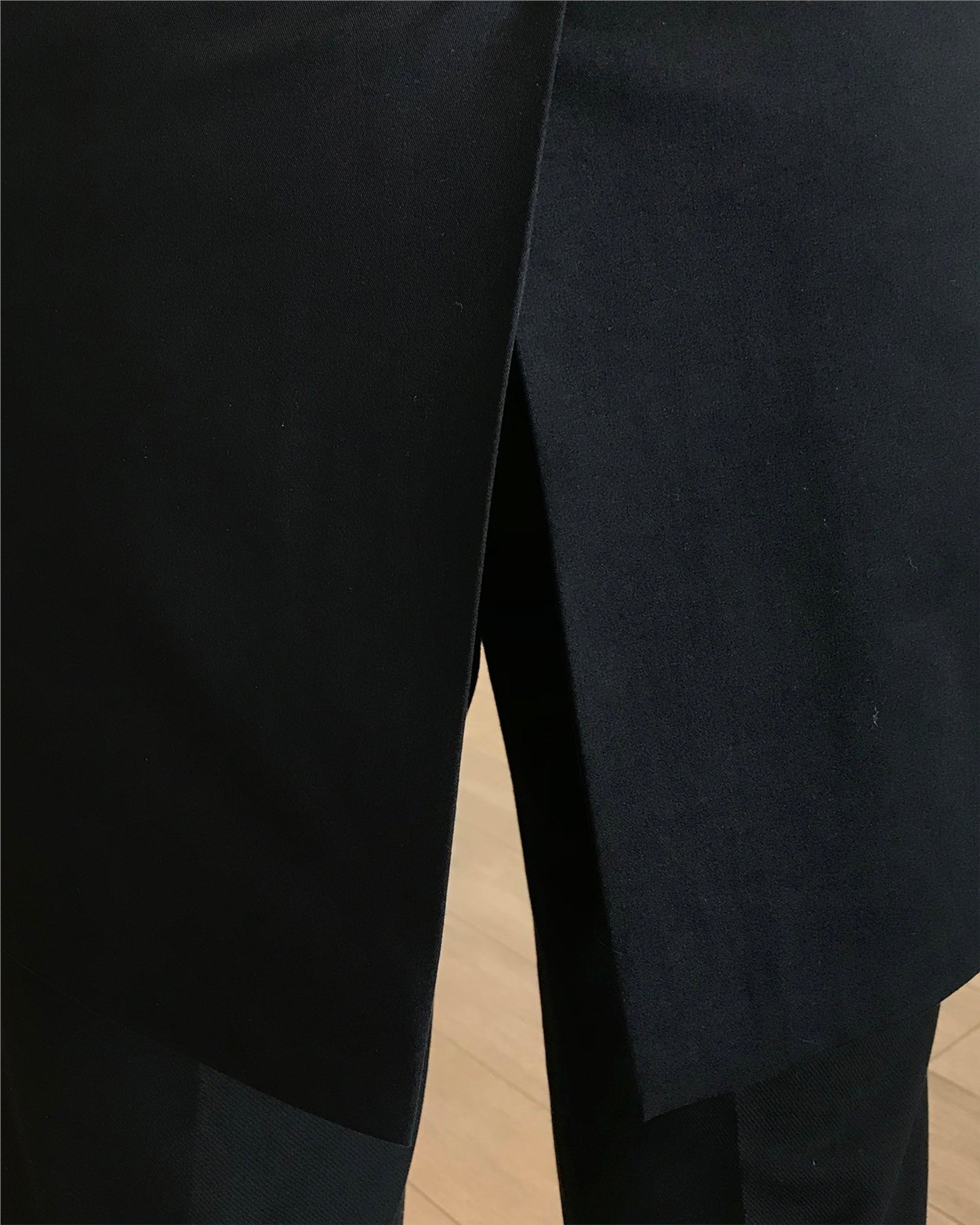 İtalyan stil slim fit mevsimlik erkek trençkot mont Siyah T4977